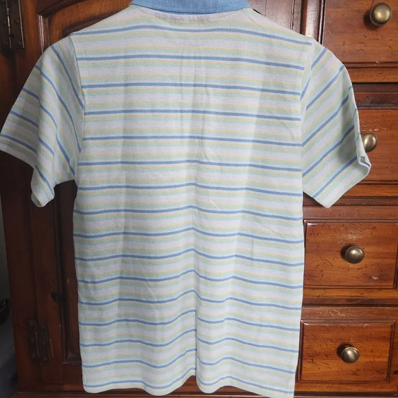 Ben Sherman NWT Striped Polo Short Sleeves Shirt Large 14/16 - Picture 2 of 5